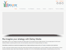 Tablet Screenshot of delraymedia.com